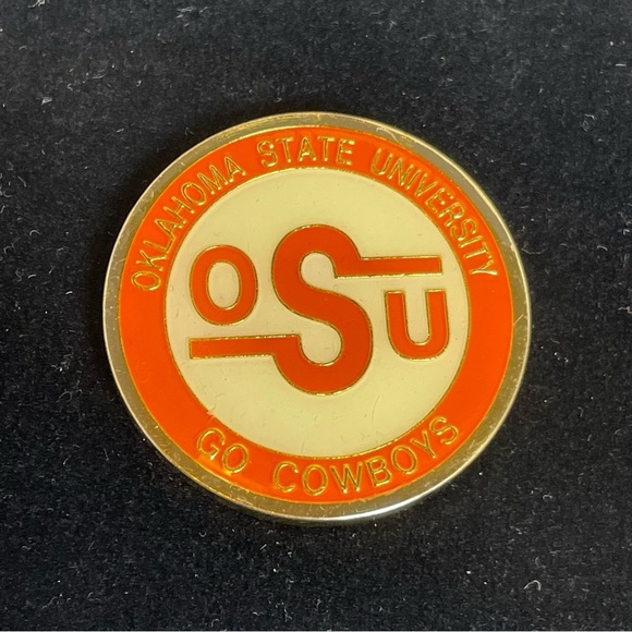 Vintage Oklahoma State University Orange and Gold Challenge Coin - Picture 4 of 8